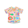 Short Sleeve Rash Vest Fancy Fins