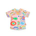 Short Sleeve Rash Vest Fancy Fins