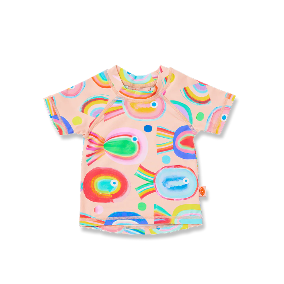 Halcyon Nights Short Sleeve Rash Vest Fancy Fins