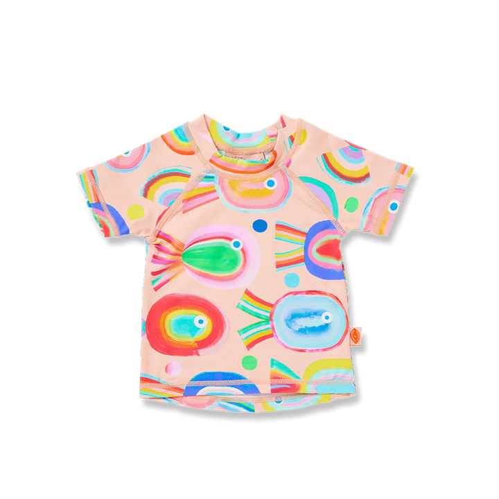 Halcyon Nights Short Sleeve Rash Vest Fancy Fins