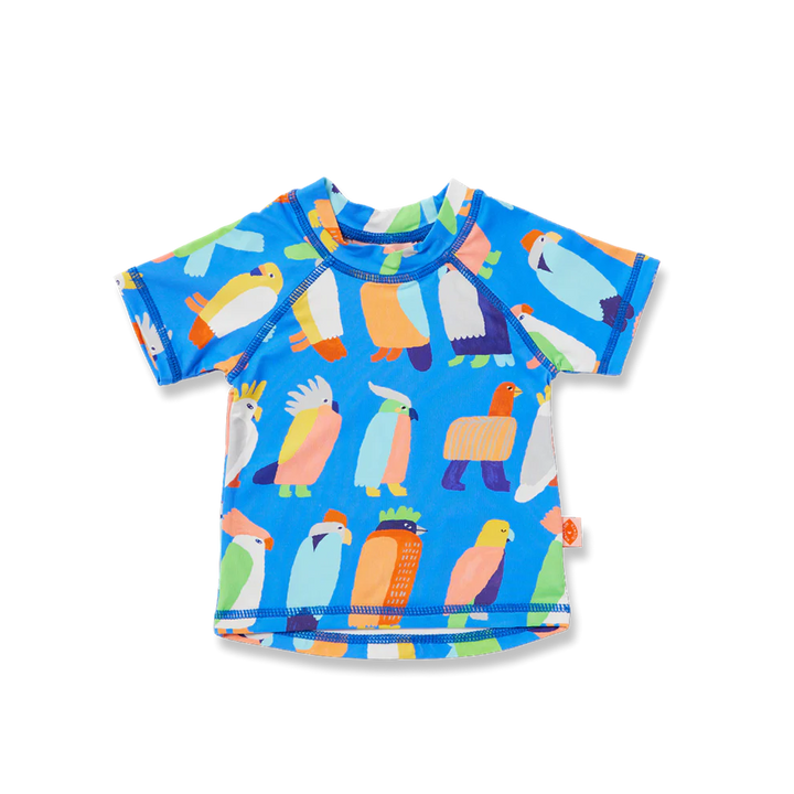 Halcyon Nights Short Sleeve Rash Vest Flamin' Galahs