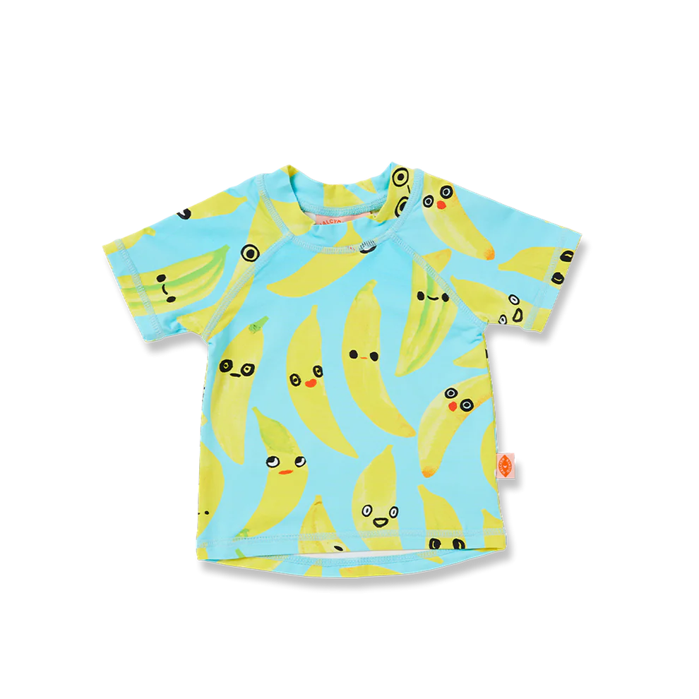 Halcyon Nights Short Sleeve Rash Vest Peel Party