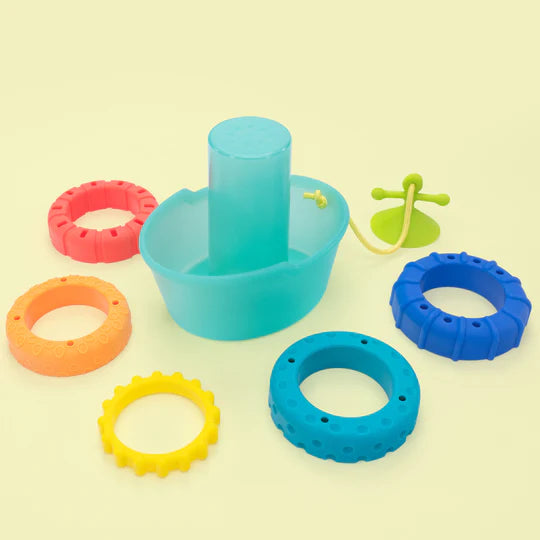 Stackin Ship Bath Toy
