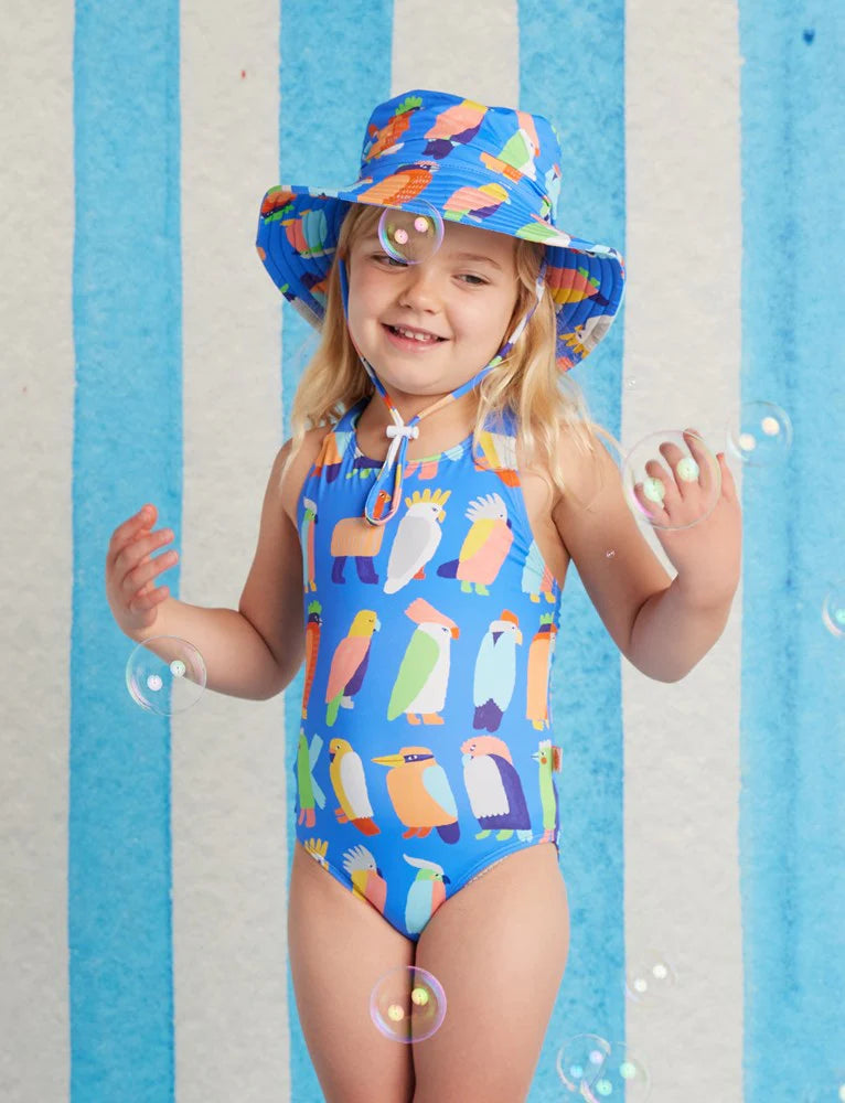 Elastic Strap Bather Flamin' Galahs