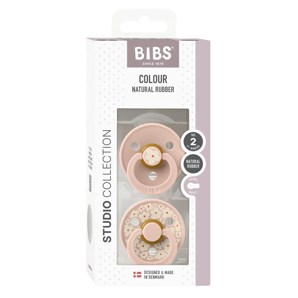 Studio Colour Pacifier 2 Pack  - Jasmine Blush Mix