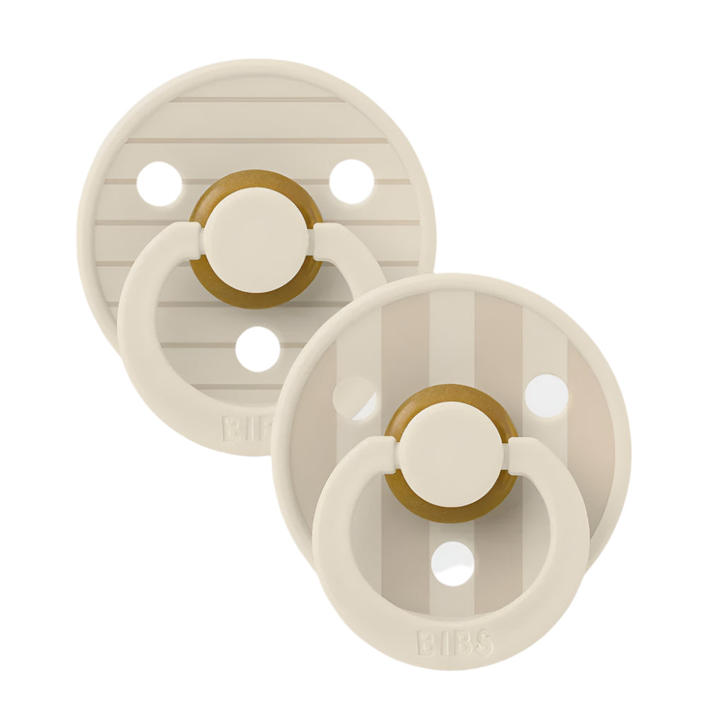 Studio Colour Pacifier 2 Pack  - Pin Ivory Vanilla Mix
