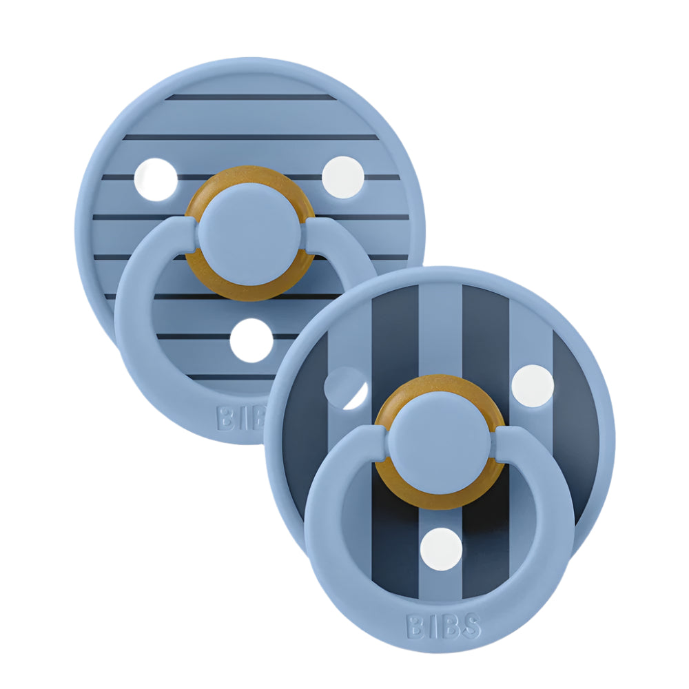 Studio Colour Pacifier 2 Pack  - Pin Sky Blue Mix