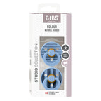 Studio Colour Pacifier 2 Pack  - Pin Sky Blue Mix