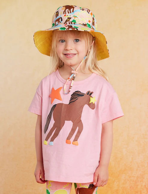 Halcyon Nights Giddy Up Kids Sun Hat