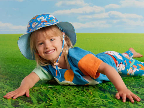 Halcyon Nights Puppy Park Kids Sun Hat