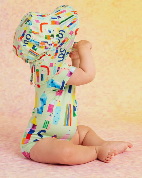 Halcyon Nights Scribble Squad Kids Sun Hat