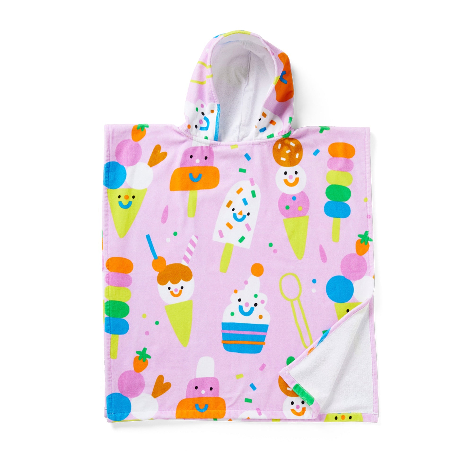 Halcyon Nights Kids Hooded Towel Sundae Fun Day