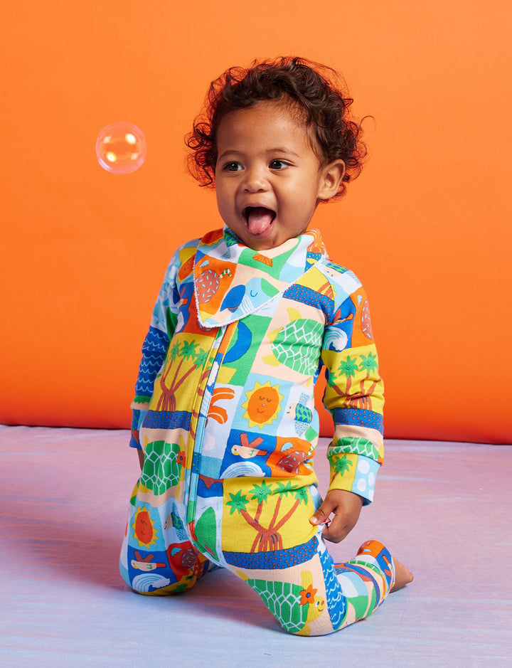 Halcyon Nights Hello Sunshine Long Sleeve Zipsuit