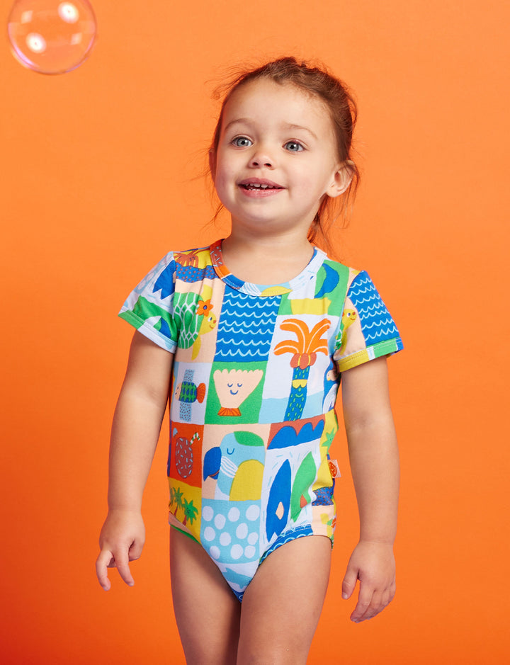 Halcyon Nights Hello Sunshine Short Sleeve Bodysuit