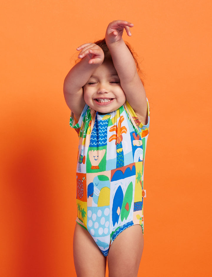 Halcyon Nights Hello Sunshine Short Sleeve Bodysuit