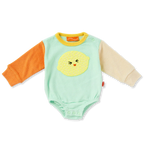 Peel Party Terry Long Sleeve Bodysuit