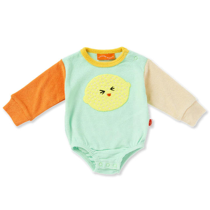 Halcyon Nights Peel Party Terry Long Sleeve Bodysuit