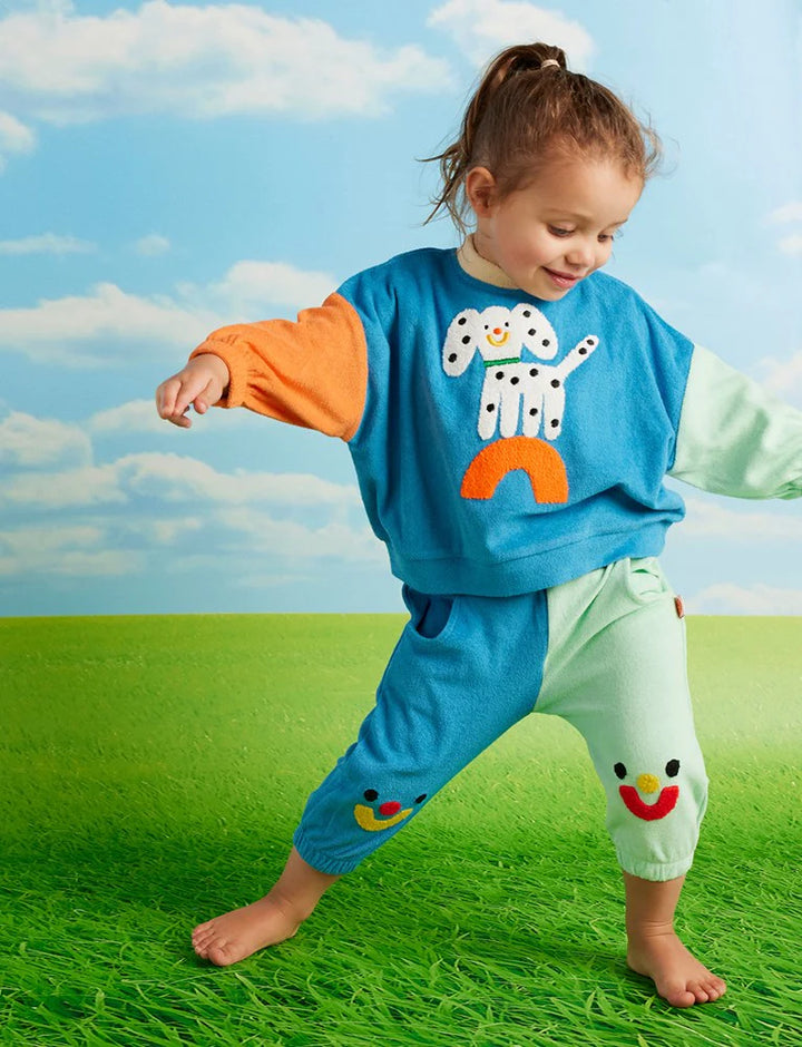 Halcyon Nights Puppy Park Terry Sweater