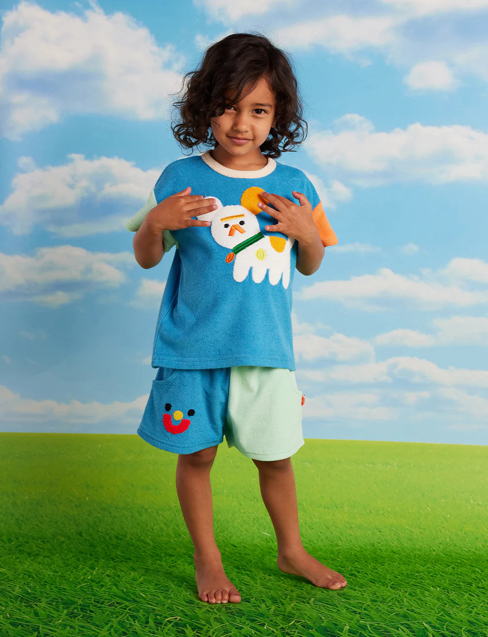 Halcyon Nights Puppy Park Terry Shorts