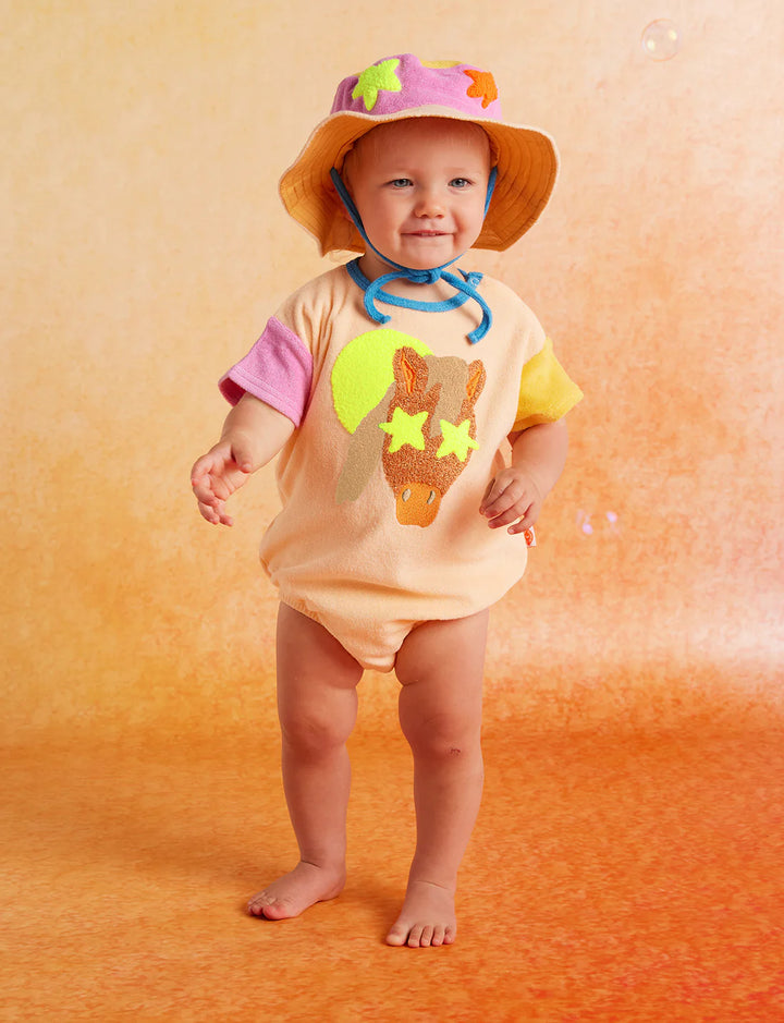 Halcyon Nights Giddy Up Terry Short Sleeve Bodysuit