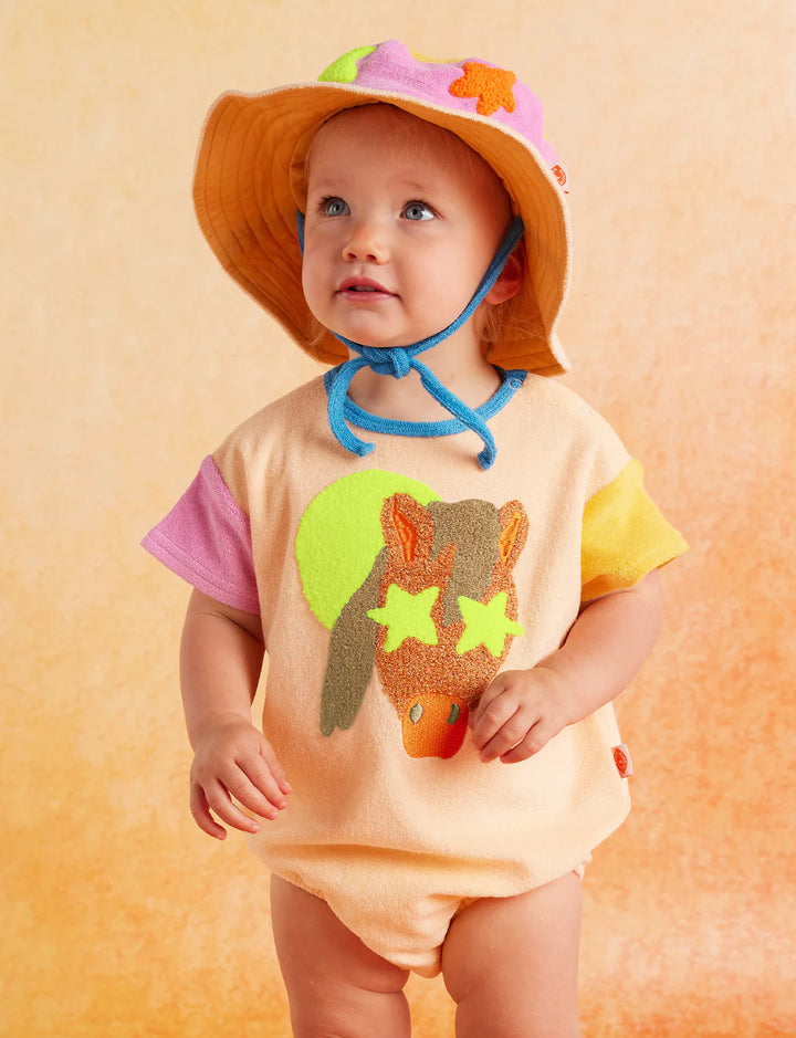 Halcyon Nights Giddy Up Terry Kids Bucket Hat
