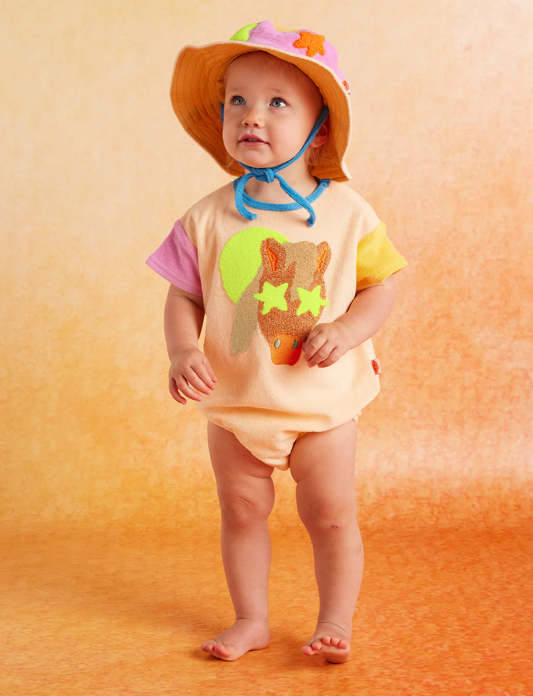 Halcyon Nights Giddy Up Terry Short Sleeve Bodysuit