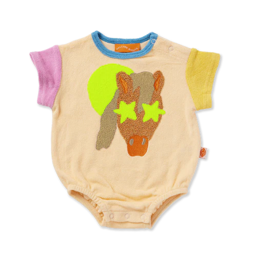 Halcyon Nights Giddy Up Terry Short Sleeve Bodysuit