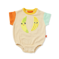 Peel Party Terry Short Sleeve Bodysuit