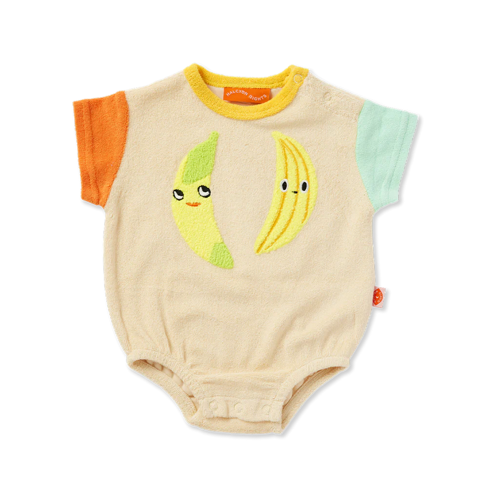 Halcyon Nights Peel Party Terry Short Sleeve Bodysuit