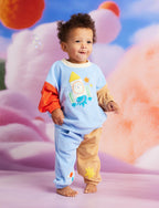 Space Blue Terry Pants