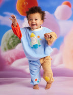 Space Blue Terry Pants