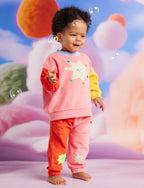 Stars Pink Terry Pants