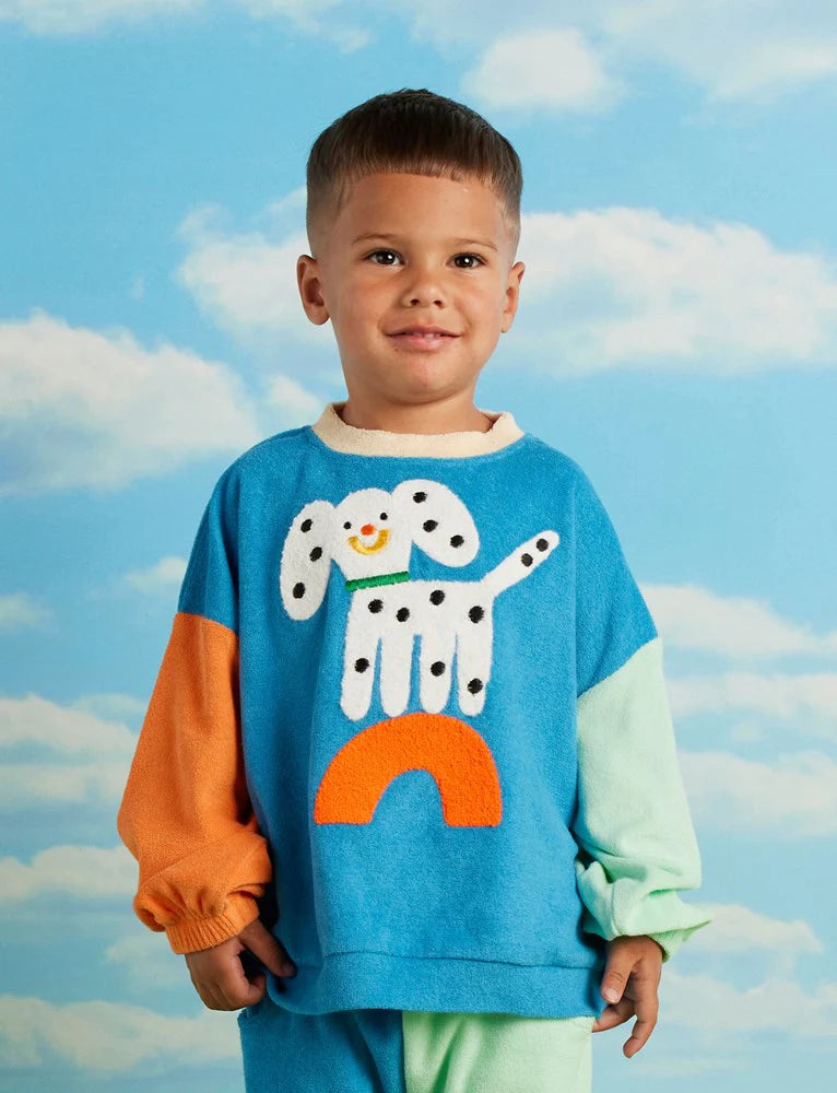 Halcyon Nights Puppy Park Terry Sweater