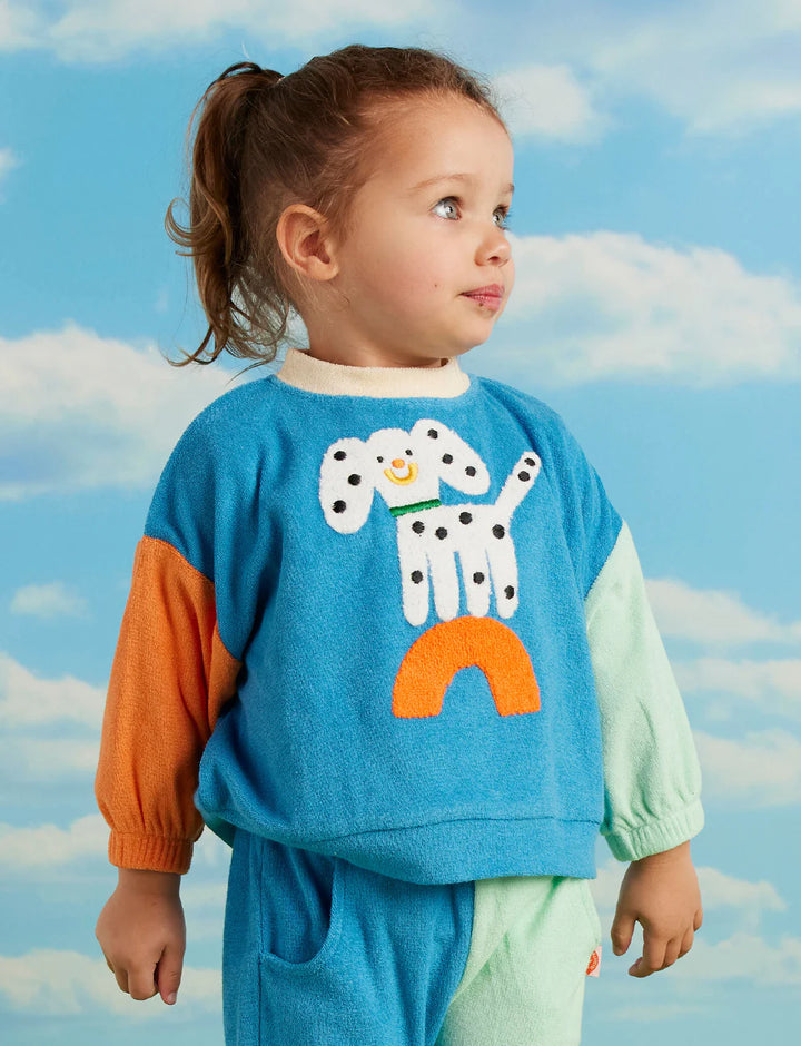 Halcyon Nights Puppy Park Terry Sweater