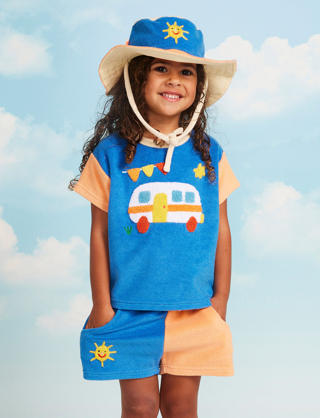 Halcyon Nights Happy Camper Terry T-Shirt