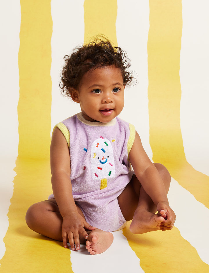 Halcyon Nights Ice Cream Terry Singlet Suit