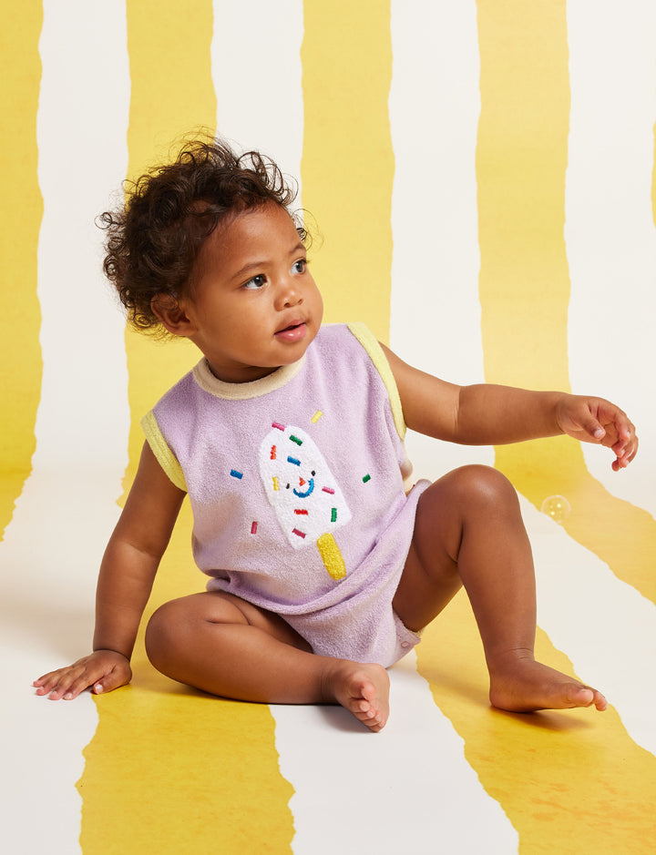 Halcyon Nights Ice Cream Terry Singlet Suit