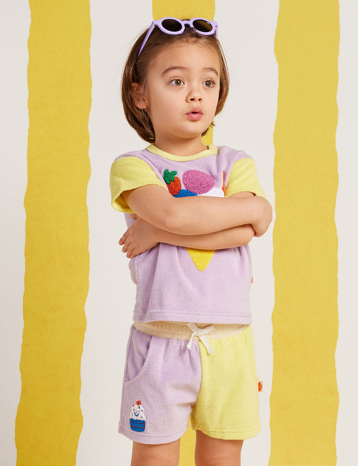 Halcyon Nights Ice Cream Terry Shorts