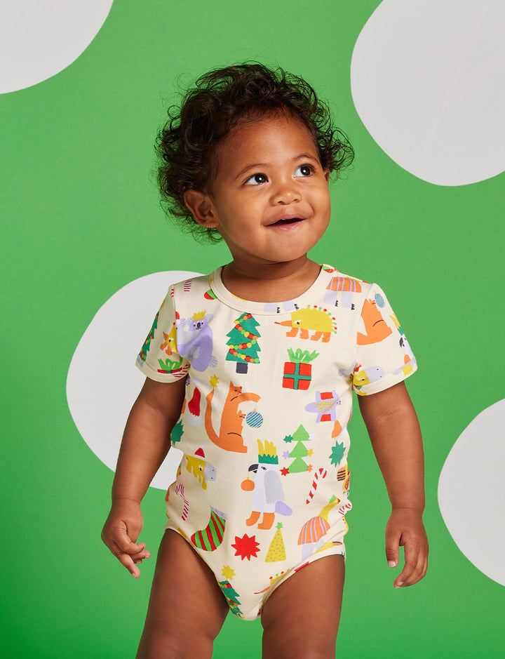 Halcyon Nights Tinsel Tails Short Sleeve Bodysuit