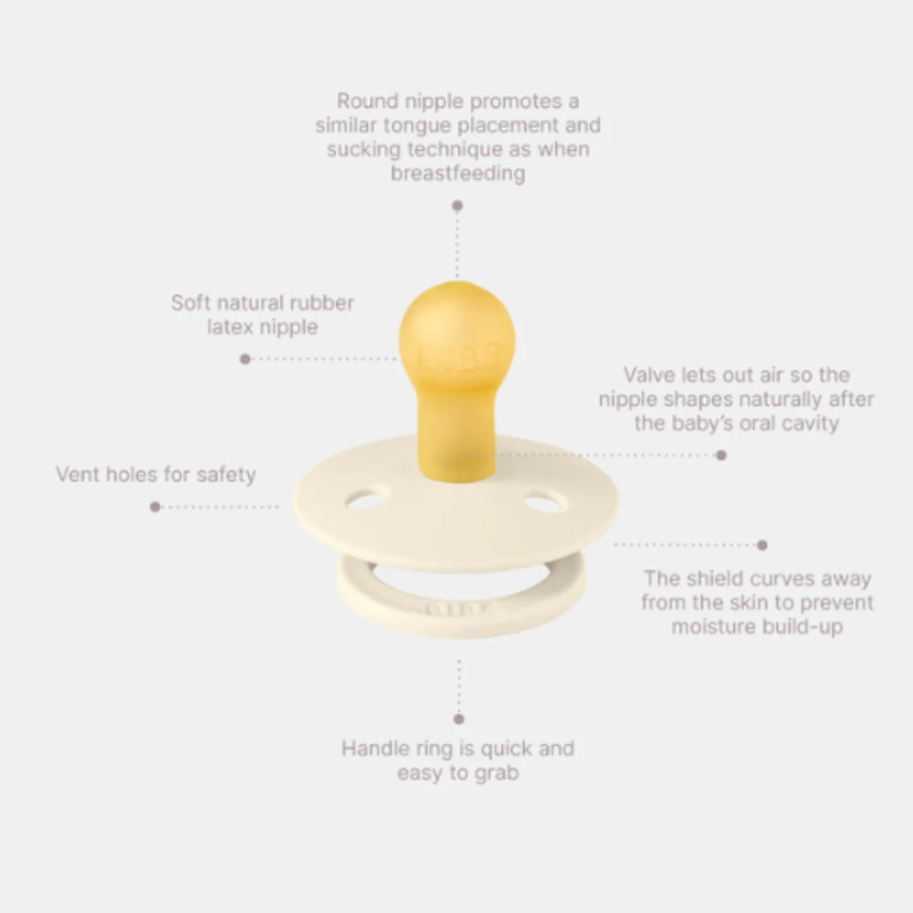 Try-it Colour Pacifier 2 Pack 3pk - Blush