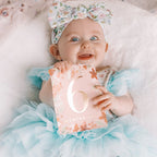 Baby Milestone Cards - Floral