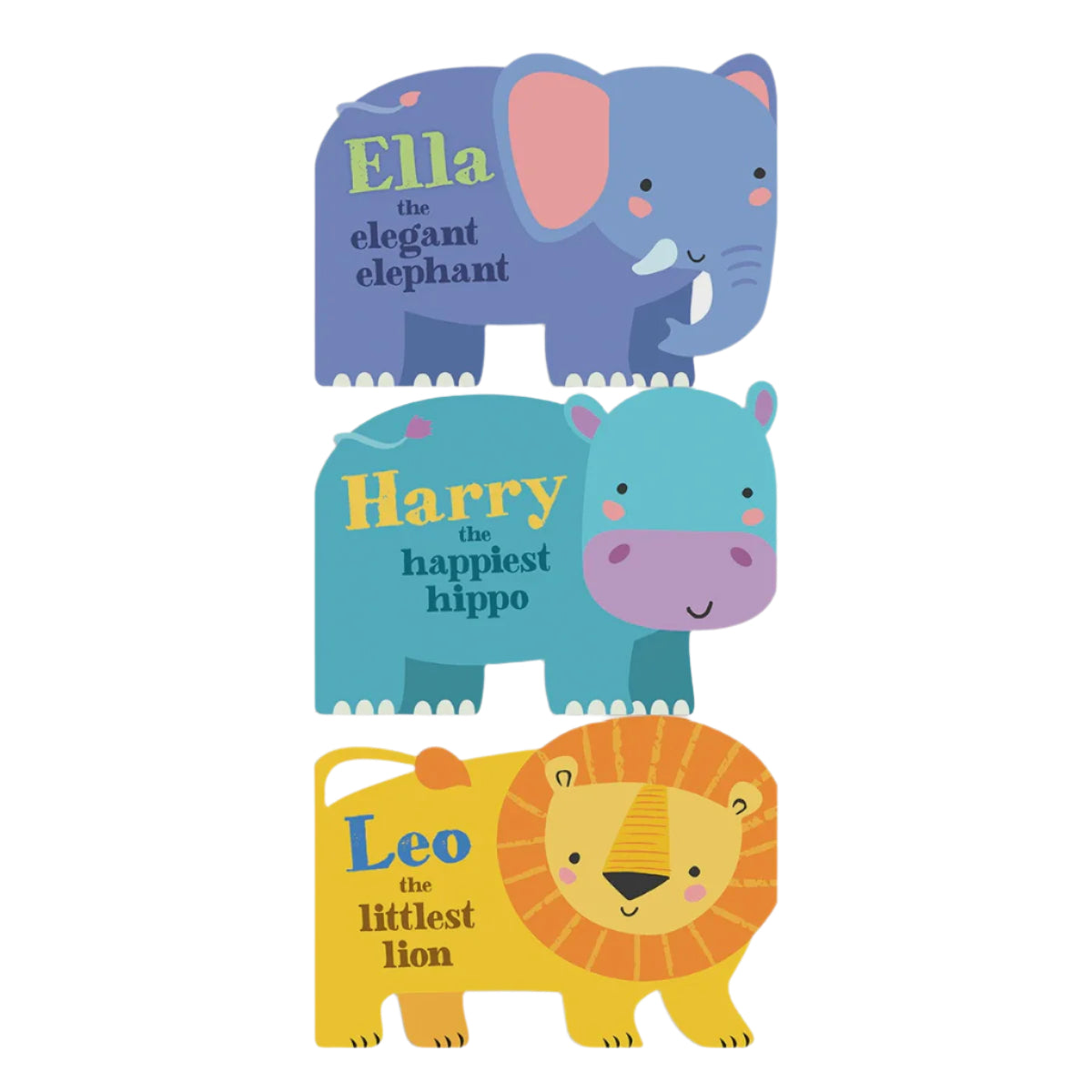 3 Board Book Pack - Jungle Animals