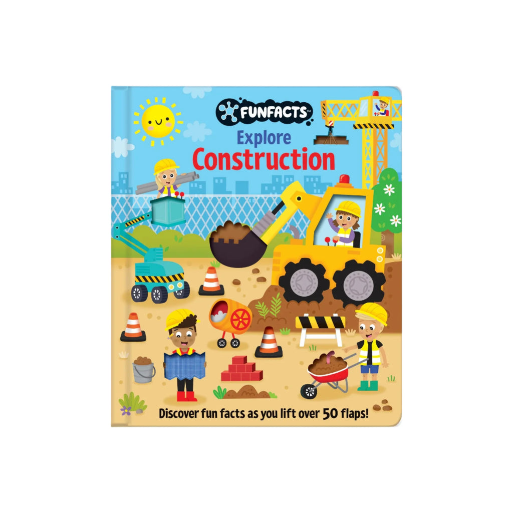FunFacts - Lift the Flap Board Book - Explore Construction
