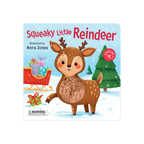 Squeaky Plush Board Book - Squeaky Little Reindeer