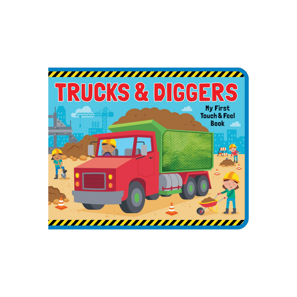 Foam Touch & Feel Book - Trucks & Diggers