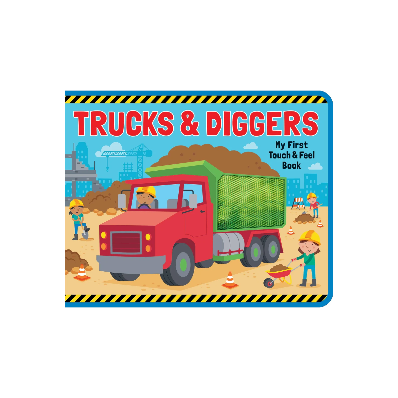 Foam Touch & Feel Book - Trucks & Diggers