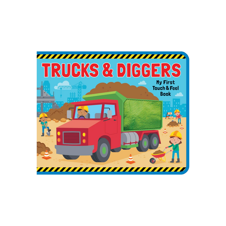 Foam Touch & Feel Book - Trucks & Diggers