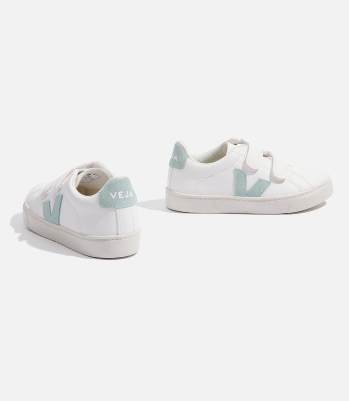 Veja Esplar Velcro Leather - Extra White/Matcha