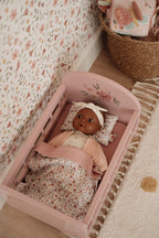 Doll Bed with Textiles
