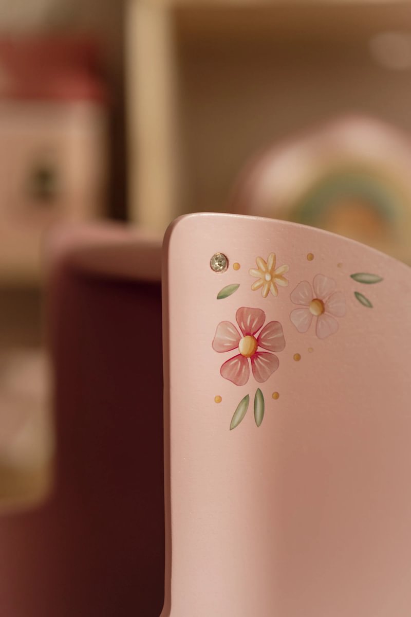 Doll Pram with Textiles - Pink